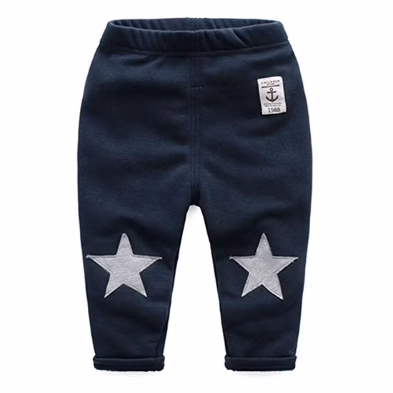 Wholesale New Cartoon Sweatpants Solid Color Jogger Athletic Pants Cotton Trousers Baby Clothing