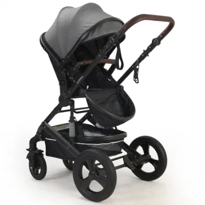 Luxury Baby Stroller High View Baby Pram Carrier Chinese Supplier Directly Sale 3 in 1 Leather Custom OEM