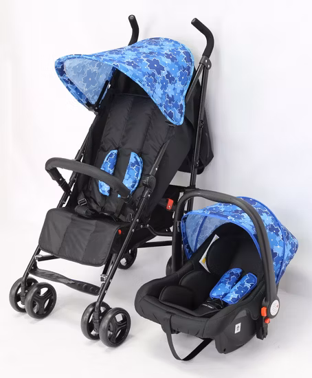 European Style Travel System Luxury Baby Stroller, Babies Foldable Umbrella 2 in 1 Baby Stroller