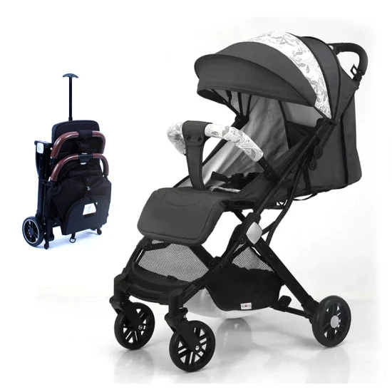 Baby Stroller Two Way Sitting and Lying Portable Folding High Landscape Newborn Pocket Baby Stroller
