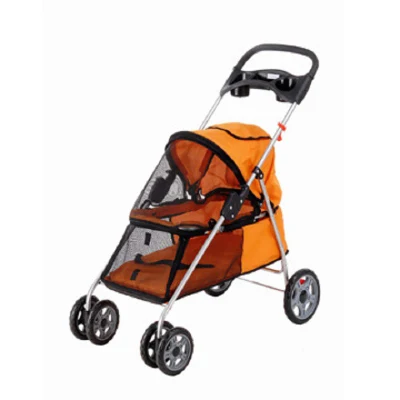 Pet Buggy Stroller Trolley Easy Folding Water Resistant Carrier Cart Wbb16678