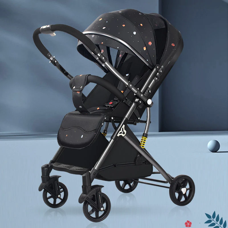 Folding Strollers Can Sit Lying Flat Two-Way Pocket Baby Stroller