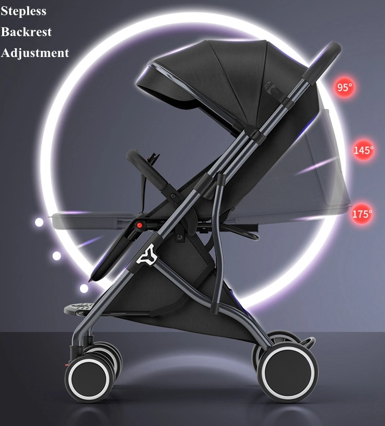 Light Weight Prams Pocket Stroller for Kids One Hand Fold Travel System Baby Carriage