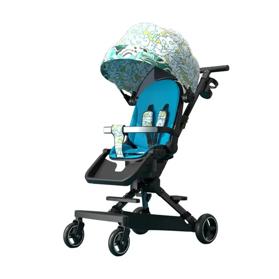 Baby Four Wheel Folding Sit Down High View Stroller Portable Two-Way Baby Stroller Hot Selling High Quality Baby Stroller