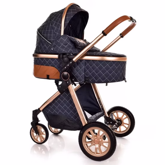 New En 1888 Cheap Lightweight Travel System Pram Set Folding Luxury Baby Strollers 4 3 in 1 with Car Seat for Babies