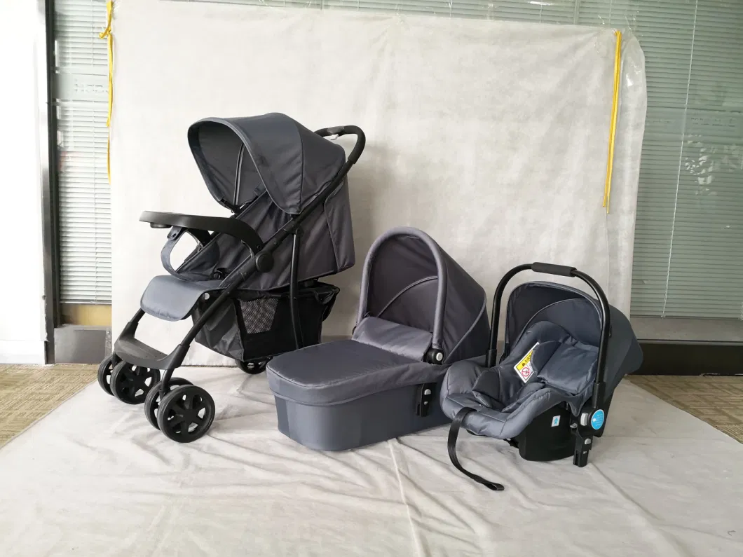 Hot Selling 3 in 1 Adjustable Baby Stroller with Removable Dining Tray