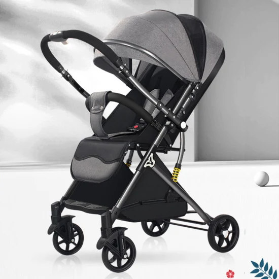 Folding Strollers Can Sit Lying Flat Two