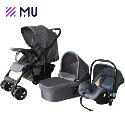Hot Selling 3 in 1 Adjustable Baby Stroller with Removable Dining Tray