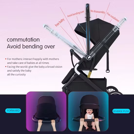 Light Weight Travel Pocket Baby Stroller Luxury Two