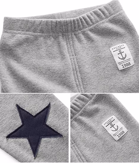 Wholesale New Cartoon Sweatpants Solid Color Jogger Athletic Pants Cotton Trousers Baby Clothing