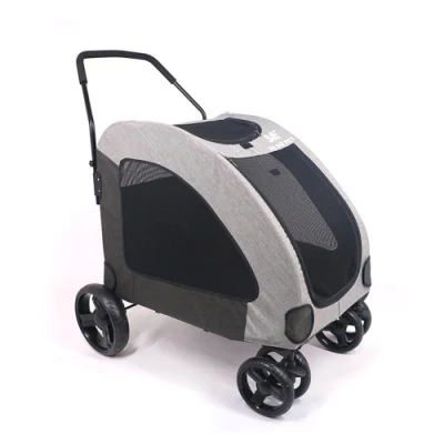 Pet Jogger Stroller for 2 Dogs with 4 Wheel