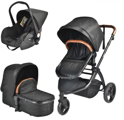 OEM China Manufacturer Hot Sale Lightweight Luxury Baby Stroller 3 in 1 Baby Joggy Kids Pram 3 Wheels