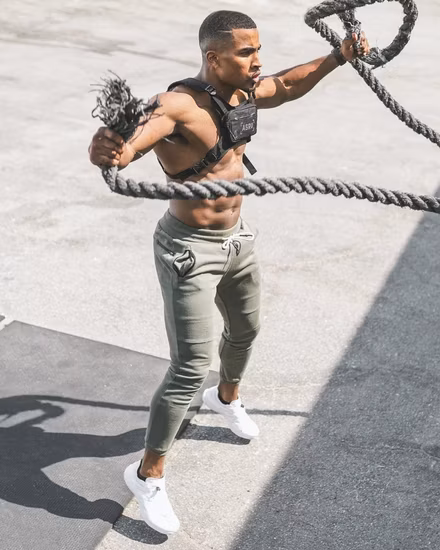 Jambear Organic Cotton Baby Sweatshirt Set Sustainable Kids Sportswear Crew Neck Jumper and Joggers Toddler Jogger Set